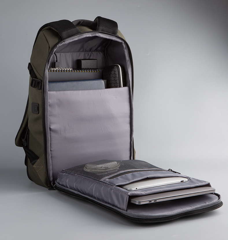 Vgoal | Deco recycled RPET Camera and laptop backpack