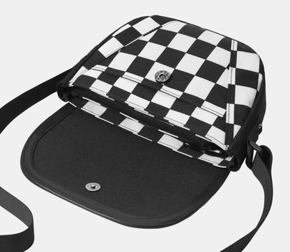 MAH | Retro recycled checkered sling bag